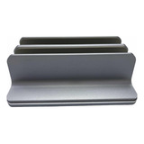 Suporte Vertical Duplo Ajustável Para Macbook E Notebook