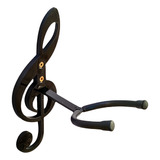 Suporte Violão Guitarra Parede Violino Baixo Clave De Sol