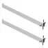 Suportes Pia Chumbar Bancada Mesa 40 Cm 2 Unidades   Branco