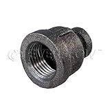 Supply Giant CNSD2120 Acoplamento Redutor De Ferro Maleável Preto  6 35 Cm X 1 27 Cm  2 1 2  X 1 2  