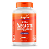 Supra Ômega 3 Vitamina E 660mg Epa 440mg Dha Selo Internacional De Qualidade Meg 3 60 Cápsulas Biogens