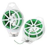 SUPVOX 2 Rolos Zhasi Laços De Suporte De Plantas Laços De Violoncelo Gravata Verde Vegetação Plantar Suportes De Videira Abraçadeiras Arame De Ferro Alça Vinculativo Fatiador Amarrar Fio