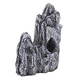 SUPVOX Mini Jardim Ornamental Acessórios De Jardim Zen Pequeno Decoração De Micro Paisagem Jardim De Fadas Jardim Ornamental Montanha De Aquário Lar Plantar Mesa De Areia Cimento Composto