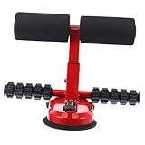 SUPVOX Sit Up Machine Core Trainers Doorway Situp Bar Sit Up Abdominal Trainer Sit Up Bench Ab Workout Situp Foot Holder Abdominal Curl Assist Crunch Roller Body Metal Curly Sucker