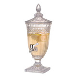 Suqueira Dispensador De Bebida 1 8l Vidro Dispenser Sucos