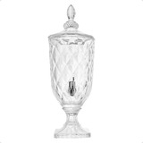 Suqueira Dispenser Vidro 5 Litros Suco Jarra Drinks Cristal
