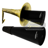 Surdina Estudo Trompete Practice Preta Strong Brass Abaf Som