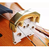 Surdina P Violino Dourado De Metal Psv047 Paganini