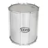 Surdo 22 Pol X 60 Cm C  Pele Leitosa 10 Afinadores Izzo
