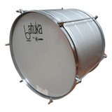 Surdo 30x14 Alumisteel Aro Bola Cromado Pele Leitosa 06 Afin