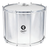 Surdo Axé Timbra Percussão Alumínio Polido 20 Polegadas