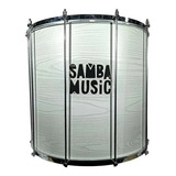 Surdo Branco Surdão Phx Samba Percussão 60x20 