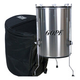 Surdo Gope 16 Pol 60cm Alumínio Com Tripé Capa