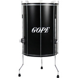 Surdo Gope 16 Pol 60cm Alumínio Preto Com Tripé