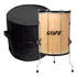 Surdo Gope 18 Pol 60cm Madeira Natural Com Tripé capa Oferta