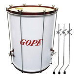 Surdo Gope Alumínio 60x18 Pele Couro