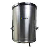 Surdo Luen Profissional 16 x60 Em Alumínio Com Pele Napa