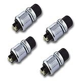 SURIEEN Botão De Partida Do Motor Interruptor De Partida Momentâneo 12 V 24 V 50 A à Prova De Intempéries Botão De Partida Resistente Para Carro Caminhão Barco Trailer Quadriciclo 4 Peças