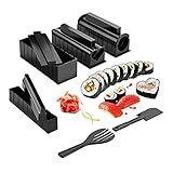 Sushi Making Kit Sushi Kit Com Sushi Mat Sushi Roller Sushi Maker Bamboo Sushi Rolling Mat DIY Sushi Set Com Onigiri Mold Sushi Making Kit Para Iniciantes