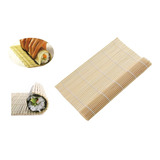 Sushi Mat Esteira Enrolar Sushi 24cm Quadrado Bambu Sudare