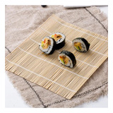 Sushi Mat Esteira Enrolar Sushi Quadrado