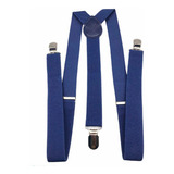 Suspensórios Masculino E Feminino Largo 2 5cm Preto Social