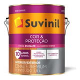 Suvinil Esmalte Premium Cor E Proteção Brilhante 3 6l Cores