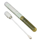 Swab Estéril Ponta Rayon C Meio Stuart 50unid Absorve Cral