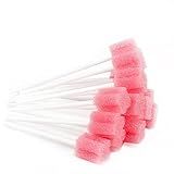 Swabs Descartáveis Para Cuidados Bucais Rosa 50pcs
