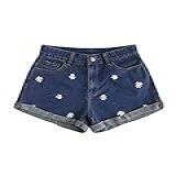 SweatyRocks Short Jeans Feminino Casual Cintura