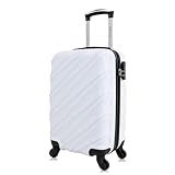 Swiss Move Mala De Viagem Havana De Bordo Pequena 4 Rodas Branca