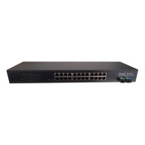 Switch 24 Portas 2 Sfp Gerenciavel Vsecurity Networks 2gbic