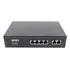 Switch 4 Portas Poe Ativo   2 Uplink Câmeras Ip 10 100m
