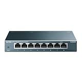 SWITCH 8 PORTAS GIGABIT DE MESA 10 100 1000 MBPS TL SG108 Tp Link Switches De Rede