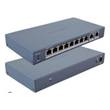 Switch 8 Portas Poe Hikvision Gerenciável Ds 3e1510p ei m