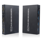 Switch Chaveador E Seletor Usb Kvm Hdmi 2 Portas Mouse Tecla