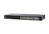Switch Cisco 250 Series SG250 26 K9 NA 24 10 100 1000 2 SFP L3 Gerenciável