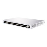 Switch Cisco Gerenciável 48p Giga 4p Sfp L3 Cbs350 48t 4g