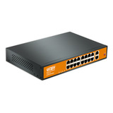 Switch De Rede Suite 16 Portas Poe 2 Uplink Gigabit 10 100 1000 Haiz
