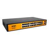 Switch Desktop Gigabit 24 Portas 10 100 1000 Mbps Hz 2400gb