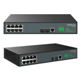 Switch Gerenciável 8 Portas Giga 2p Sfp L3 Intelbras