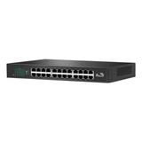 Switch Gigabit 24 Portas 10 100 1000 Gigabite Dc World Dc 10004 Com Suporte Para Rack