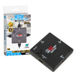 Switch Hub Hdmi 3 Em 1 Chave Seletora 4 Portas 1080p Full Hd