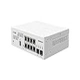 Switch Mikrotik Router 8 Portas Gerenciável 8x Gigabit 2x SFP 10Gbit CSS610 8G 2S IN