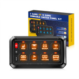 Switch Panel Pro Rgb 8 Funçoes Led 12v Offroad Overland 4x4 