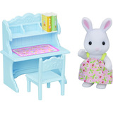 Sylvanian Families Conjunto Escrivaninha Coelho Neve Epoch
