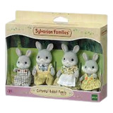 Sylvanian Families Família Dos Coelhos Cauda De Algodão 4030