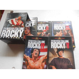 Sylvester Stallone Rocky Anthology Box Importado 5 Dvd's