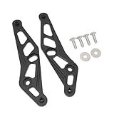 Syrisora Suporte De Para Brisa De Motocicleta Ajustável Suporte Estável De Alumínio Cnc De Alta Resistência Para FORZA125 FORZA350 NSS350 Preto 