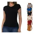 T-shirt Baby Look Lisa Gola Redonda Basica - P M G Gg